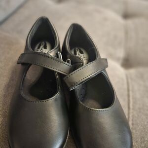 NEW hush Puppies Kids Black Leather Shoes